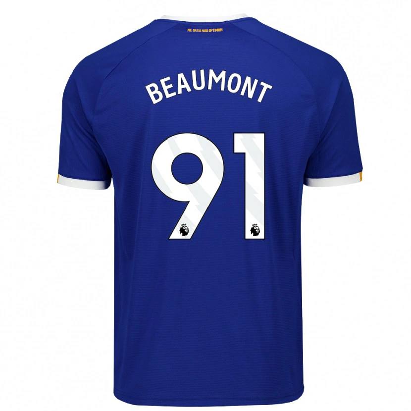 Danxen Dames Jacob Beaumont Clark #91 Blauw Wit Geel Thuisshirt Thuistenue 2026/27 T-Shirt België