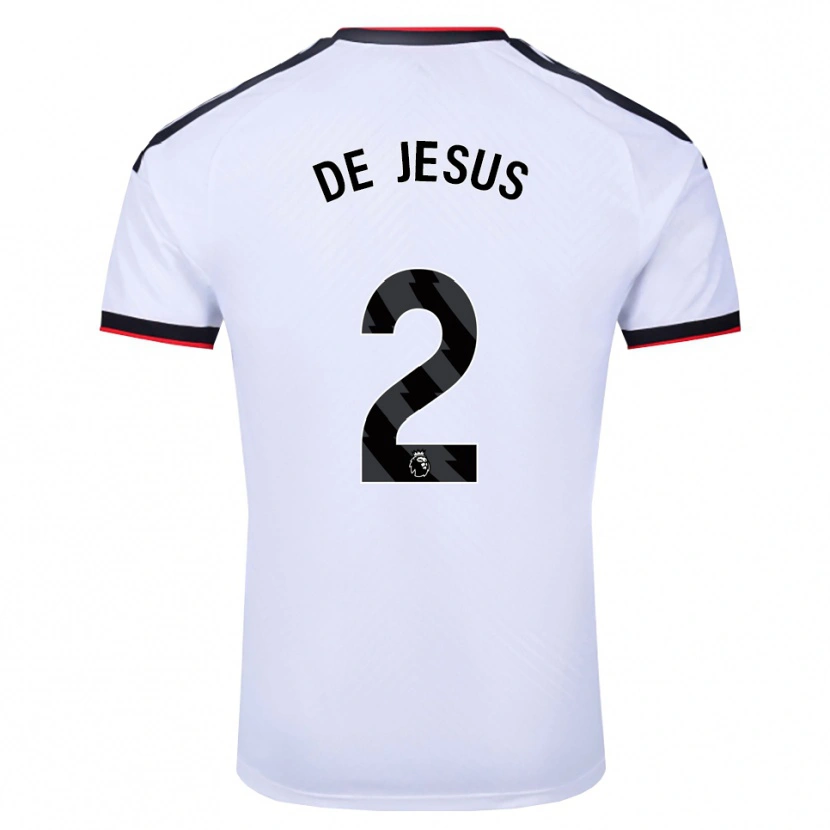 Danxen Dames Brad De Jesus #2 Wit Zwart Rood Thuisshirt Thuistenue 2026/27 T-Shirt België