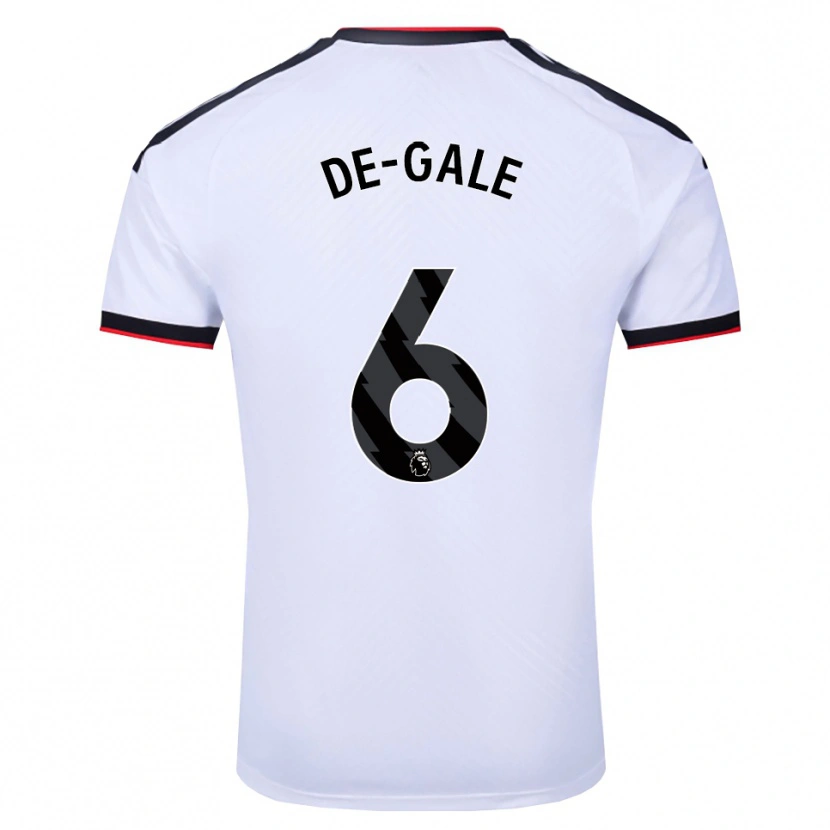Danxen Dames Dylan De-Gale #6 Wit Zwart Rood Thuisshirt Thuistenue 2026/27 T-Shirt België