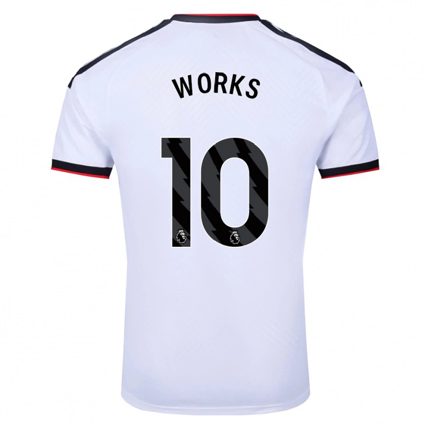Danxen Dames Terrell Works #10 Wit Zwart Rood Thuisshirt Thuistenue 2026/27 T-Shirt België