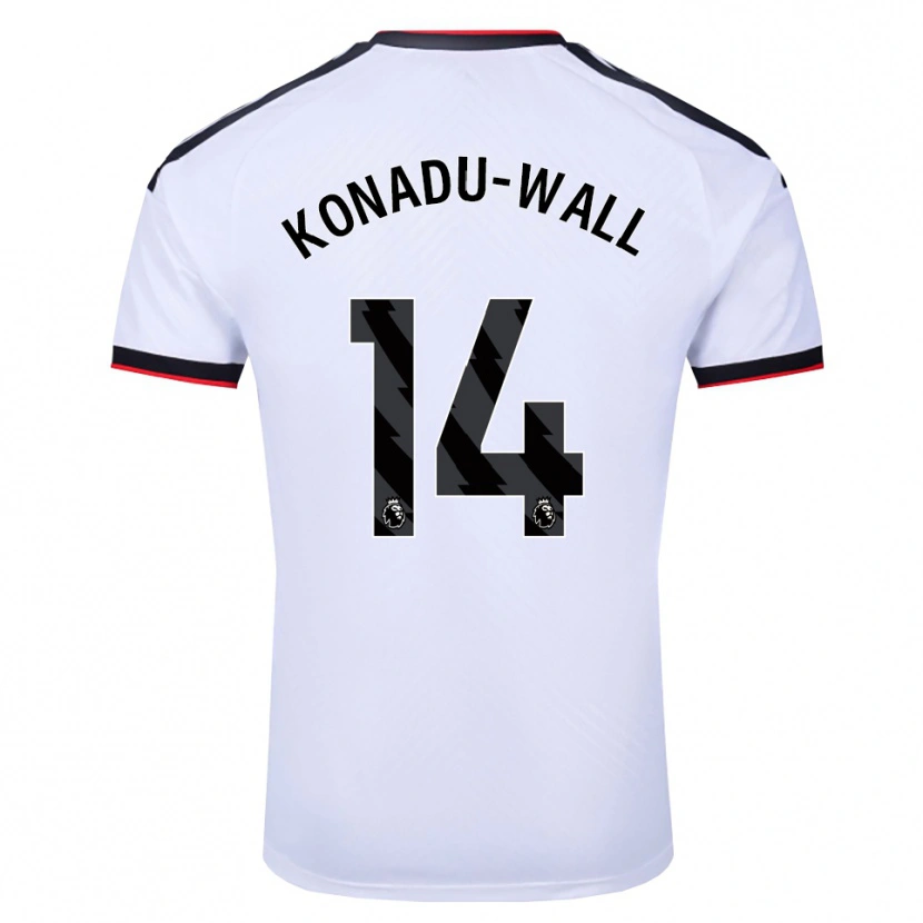 Danxen Dames Lewis Konadu-Wall #14 Wit Zwart Rood Thuisshirt Thuistenue 2026/27 T-Shirt België