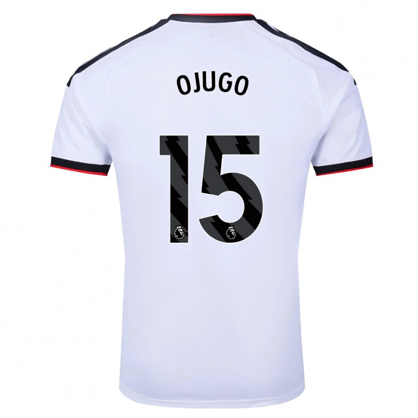 Danxen Dames Tyrell Ojugo #15 Wit Zwart Rood Thuisshirt Thuistenue 2026/27 T-Shirt België