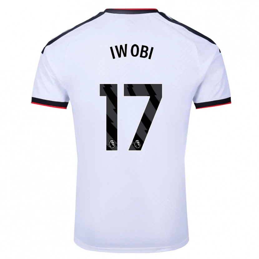 Danxen Dames Alex Iwobi #17 Wit Zwart Rood Thuisshirt Thuistenue 2026/27 T-Shirt België