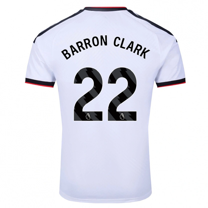 Danxen Dames Betty Barron-Clark #22 Wit Zwart Rood Thuisshirt Thuistenue 2026/27 T-Shirt België