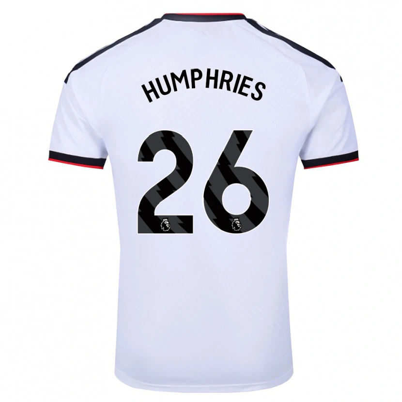 Danxen Dames Marni Humphries #26 Wit Zwart Rood Thuisshirt Thuistenue 2026/27 T-Shirt België