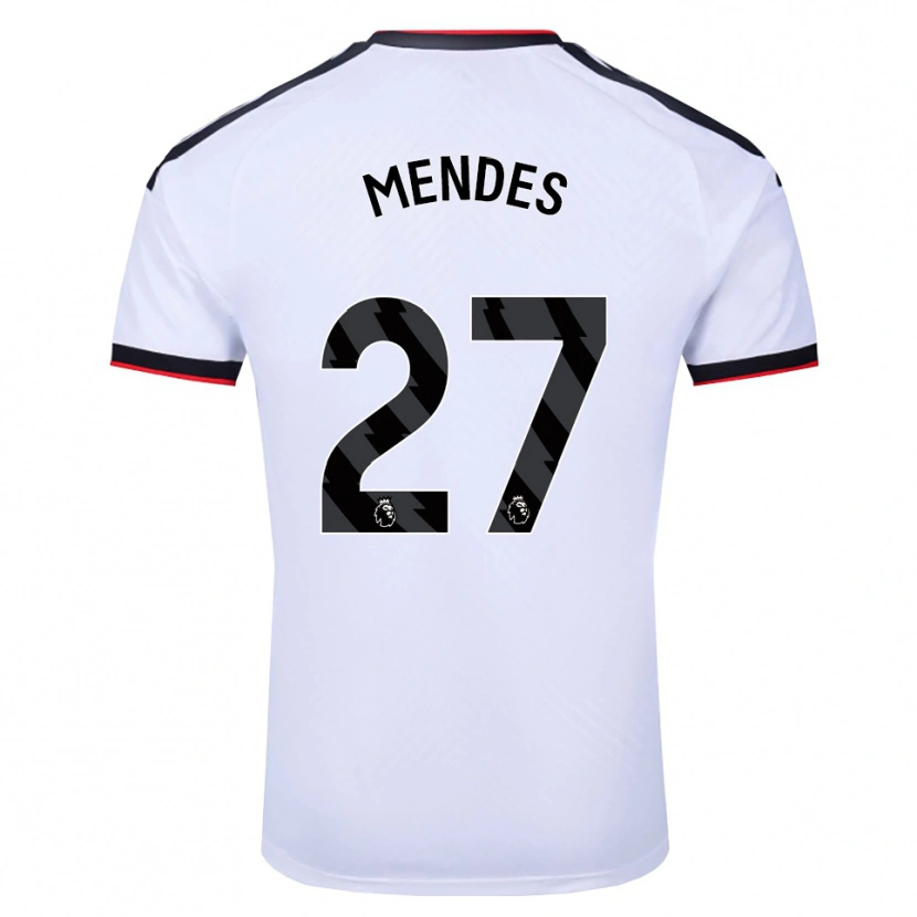 Danxen Dames Megalie Mendes #27 Wit Zwart Rood Thuisshirt Thuistenue 2026/27 T-Shirt België