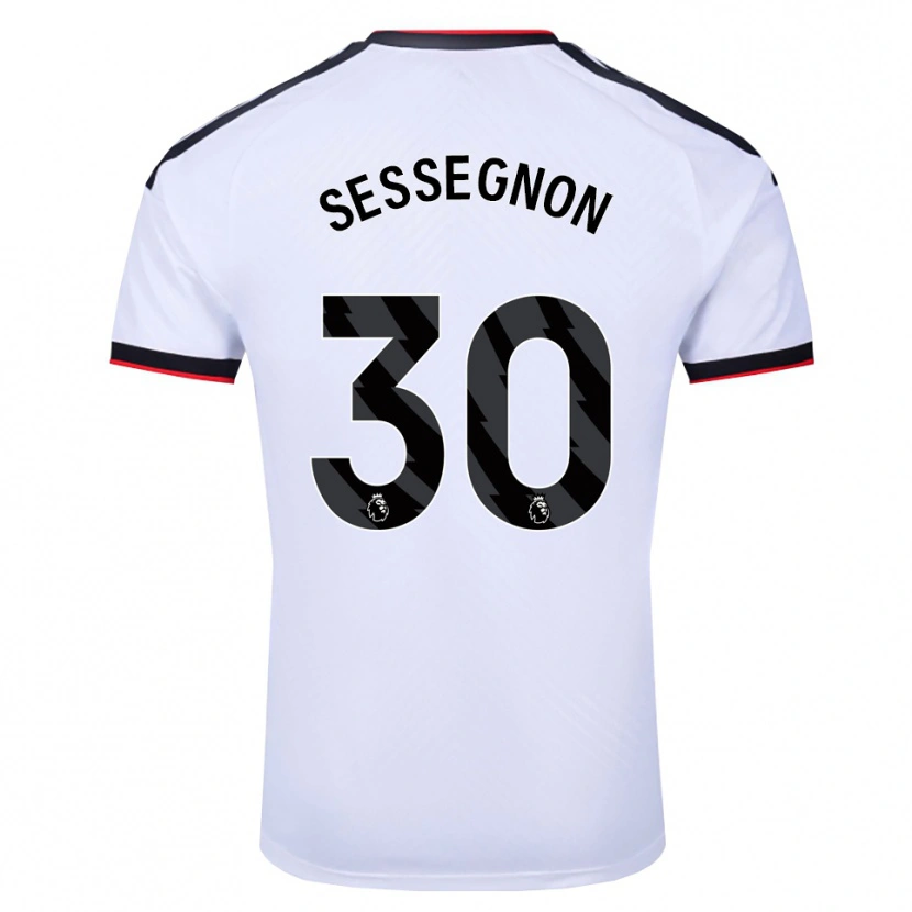 Danxen Dames Ryan Sessegnon #30 Wit Zwart Rood Thuisshirt Thuistenue 2026/27 T-Shirt België
