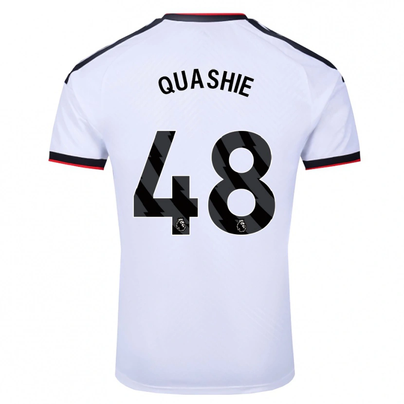 Danxen Dames Jayden Quashie #48 Wit Zwart Rood Thuisshirt Thuistenue 2026/27 T-Shirt België