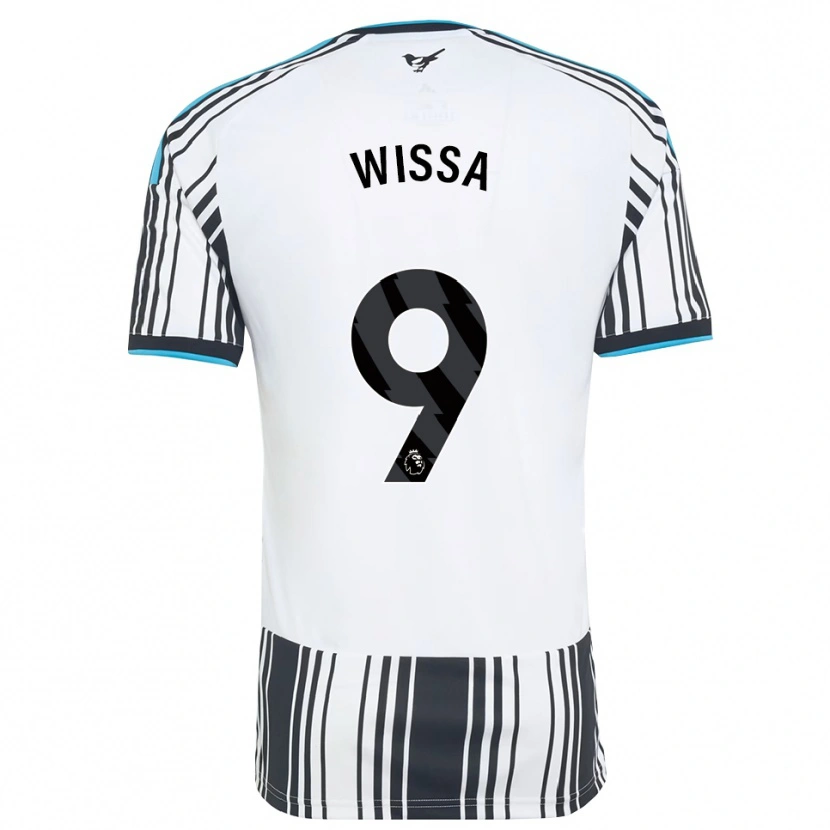 Danxen Dames Yoane Wissa #9 Hemelsblauw Zwart Wit Thuisshirt Thuistenue 2026/27 T-Shirt België