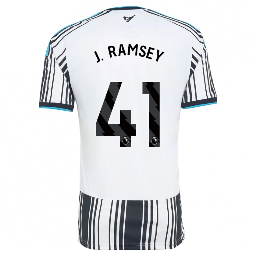 Danxen Dames Jacob Ramsey #41 Hemelsblauw Zwart Wit Thuisshirt Thuistenue 2026/27 T-Shirt België