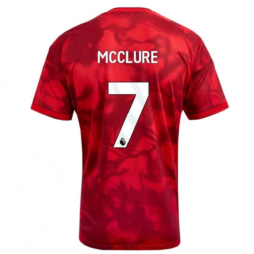 Danxen Dames Blaine Mcclure #7 Krimson Wit Thuisshirt Thuistenue 2026/27 T-Shirt België
