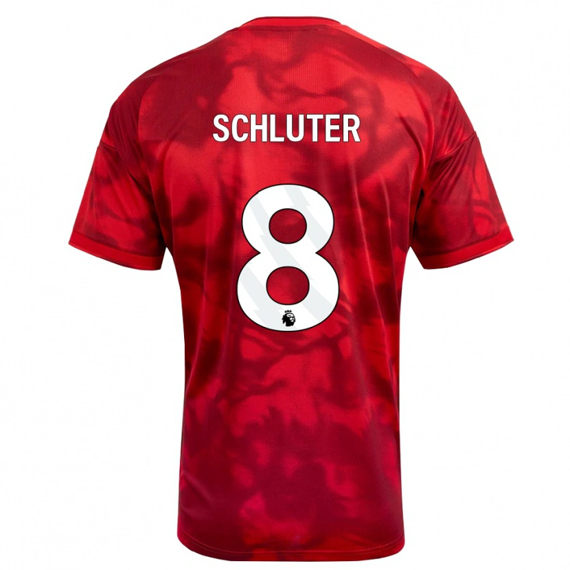 Danxen Dames Gabriel Schluter #8 Krimson Wit Thuisshirt Thuistenue 2026/27 T-Shirt België