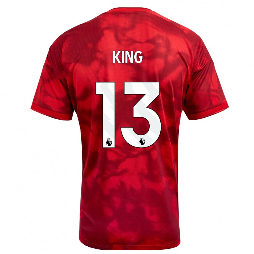 Danxen Dames Leo King #13 Krimson Wit Thuisshirt Thuistenue 2026/27 T-Shirt België