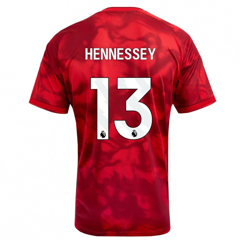 Danxen Dames Wayne Hennessey #13 Krimson Wit Thuisshirt Thuistenue 2026/27 T-Shirt België
