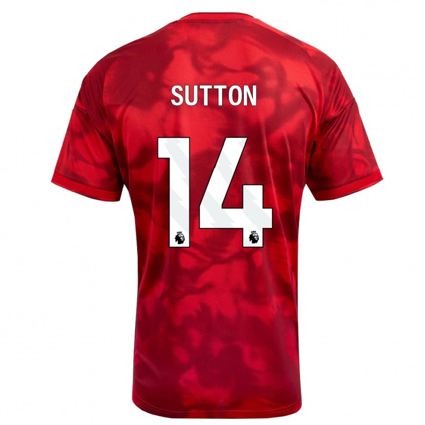 Danxen Dames Spencer Sutton #14 Krimson Wit Thuisshirt Thuistenue 2026/27 T-Shirt België