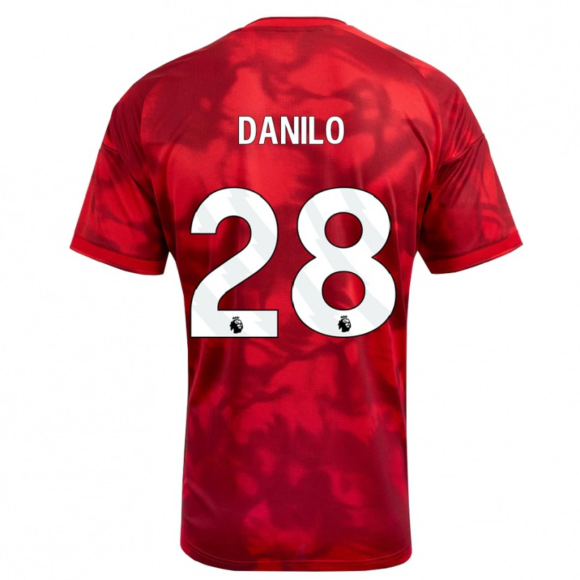 Danxen Dames Danilo #28 Krimson Wit Thuisshirt Thuistenue 2026/27 T-Shirt België