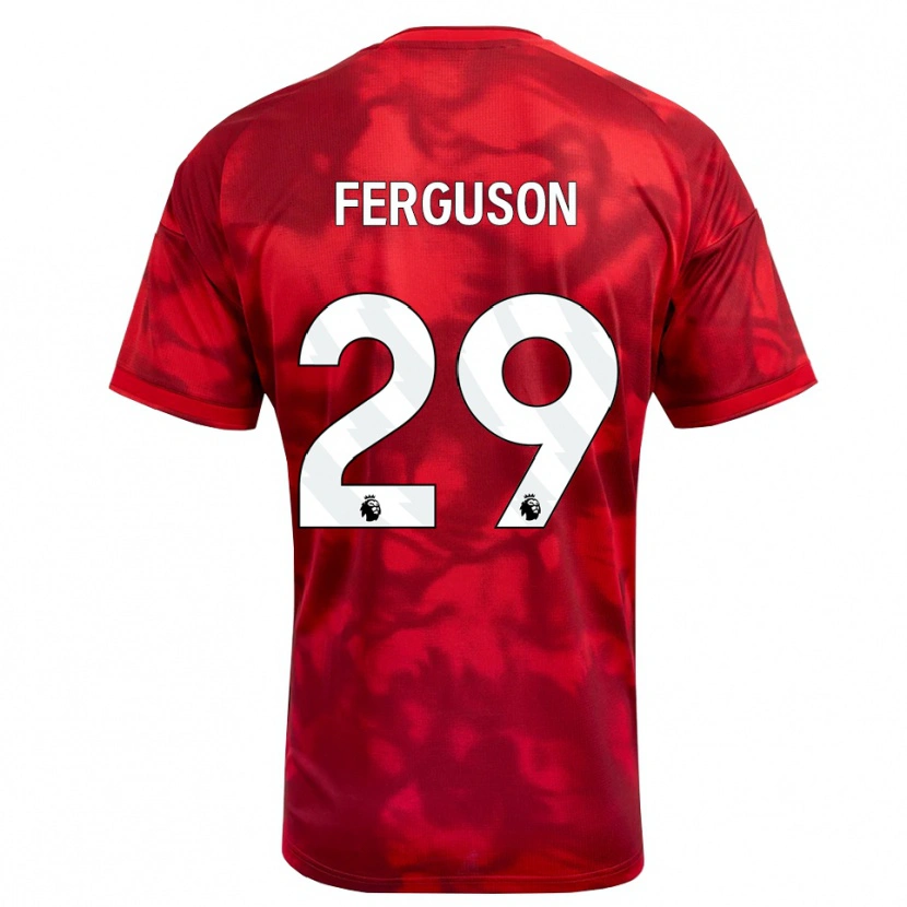 Danxen Dames Georgie Ferguson #29 Krimson Wit Thuisshirt Thuistenue 2026/27 T-Shirt België