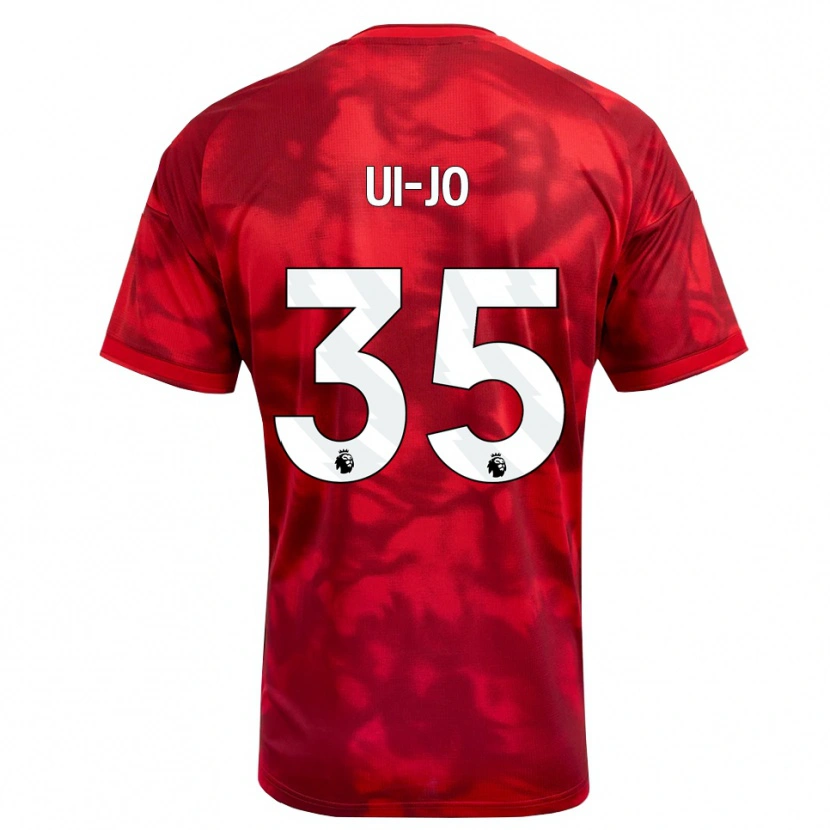 Danxen Dames Ui-Jo Hwang #35 Krimson Wit Thuisshirt Thuistenue 2026/27 T-Shirt België