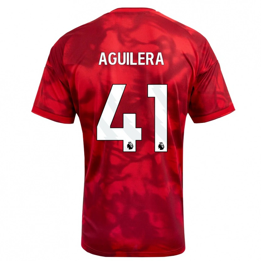 Danxen Dames Brandon Aguilera #41 Krimson Wit Thuisshirt Thuistenue 2026/27 T-Shirt België