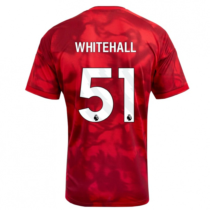 Danxen Dames Archie Whitehall #51 Krimson Wit Thuisshirt Thuistenue 2026/27 T-Shirt België