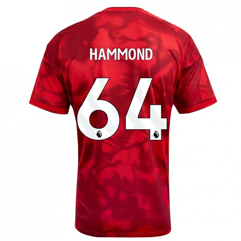 Danxen Dames Ben Hammond #64 Krimson Wit Thuisshirt Thuistenue 2026/27 T-Shirt België