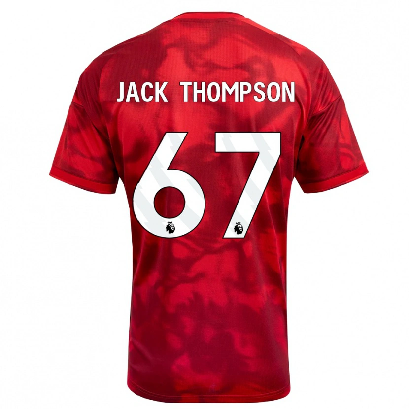Danxen Dames Jack Thompson #67 Krimson Wit Thuisshirt Thuistenue 2026/27 T-Shirt België