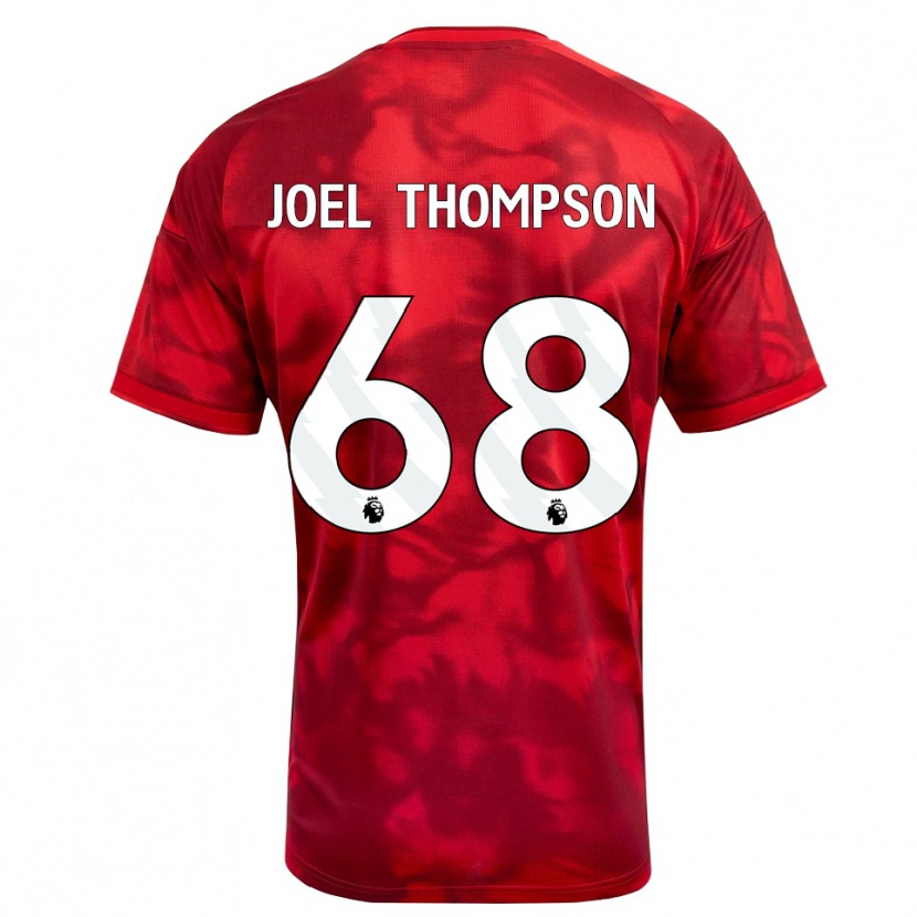 Danxen Dames Joel Thompson #68 Krimson Wit Thuisshirt Thuistenue 2026/27 T-Shirt België