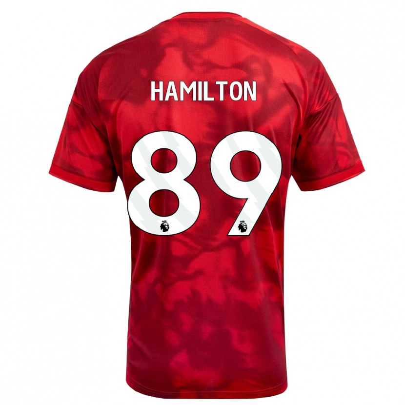 Danxen Dames Scott Hamilton #89 Krimson Wit Thuisshirt Thuistenue 2026/27 T-Shirt België