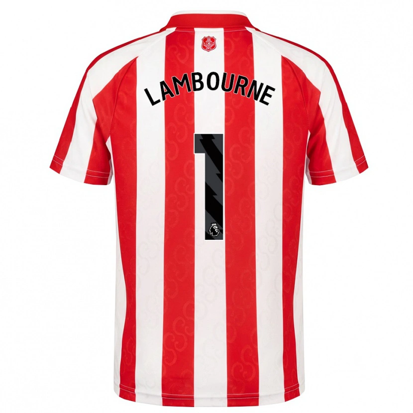 Danxen Dames Demi Lambourne #1 Rood Wit Zwart Thuisshirt Thuistenue 2026/27 T-Shirt België