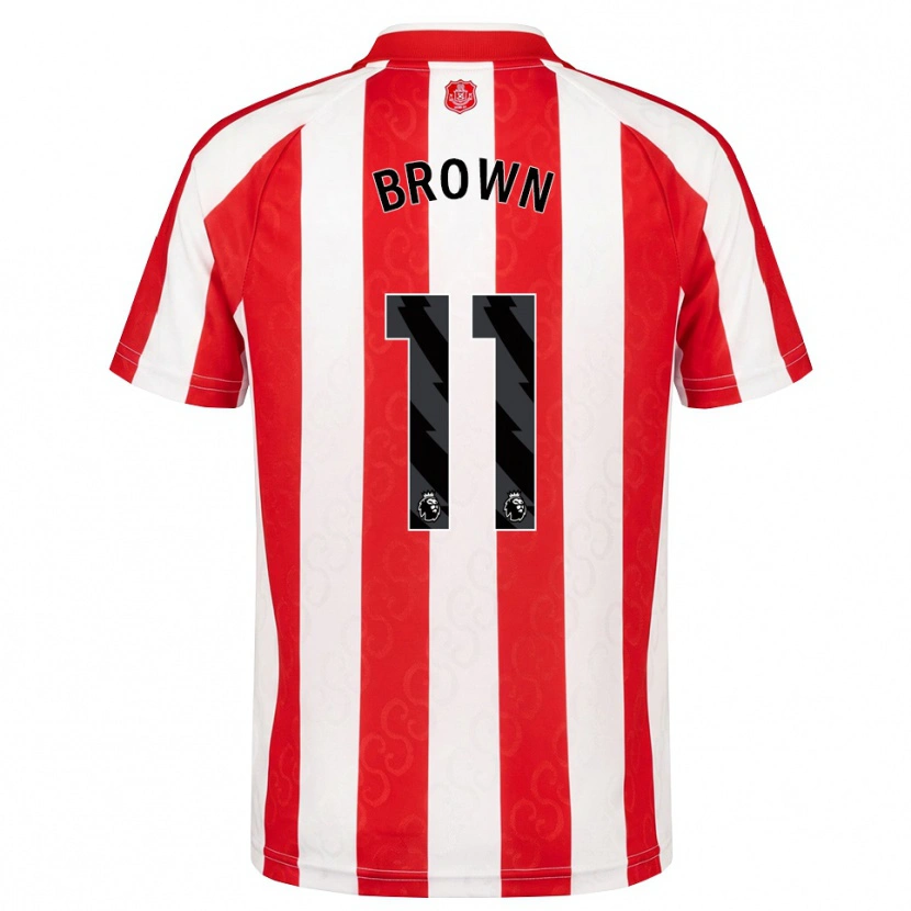 Danxen Dames Jessica Brown #11 Rood Wit Zwart Thuisshirt Thuistenue 2026/27 T-Shirt België