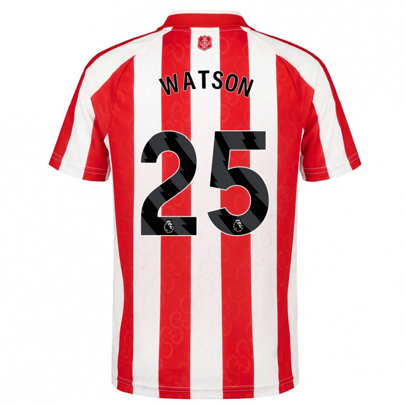 Danxen Dames Katy Watson #25 Rood Wit Zwart Thuisshirt Thuistenue 2026/27 T-Shirt België