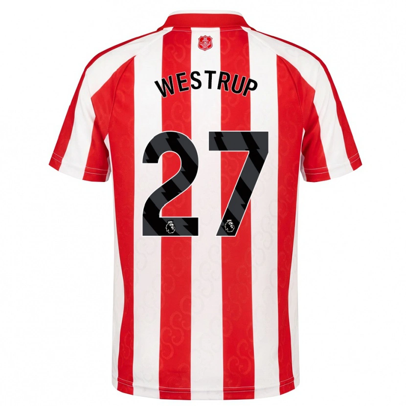Danxen Dames Brianna Westrup #27 Rood Wit Zwart Thuisshirt Thuistenue 2026/27 T-Shirt België