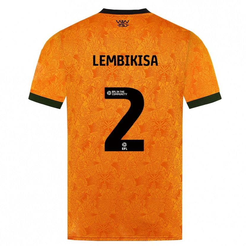 Danxen Dames Dexter Lembikisa #2 Oranje Zwart Thuisshirt Thuistenue 2026/27 T-Shirt België