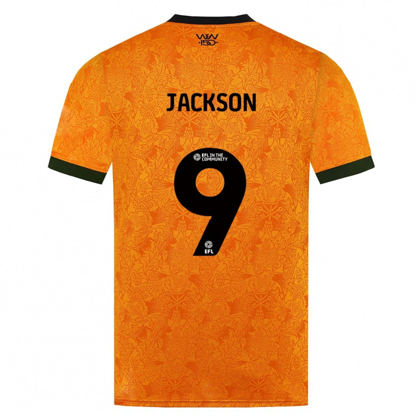 Danxen Dames Ricky Jackson #9 Oranje Zwart Thuisshirt Thuistenue 2026/27 T-Shirt België