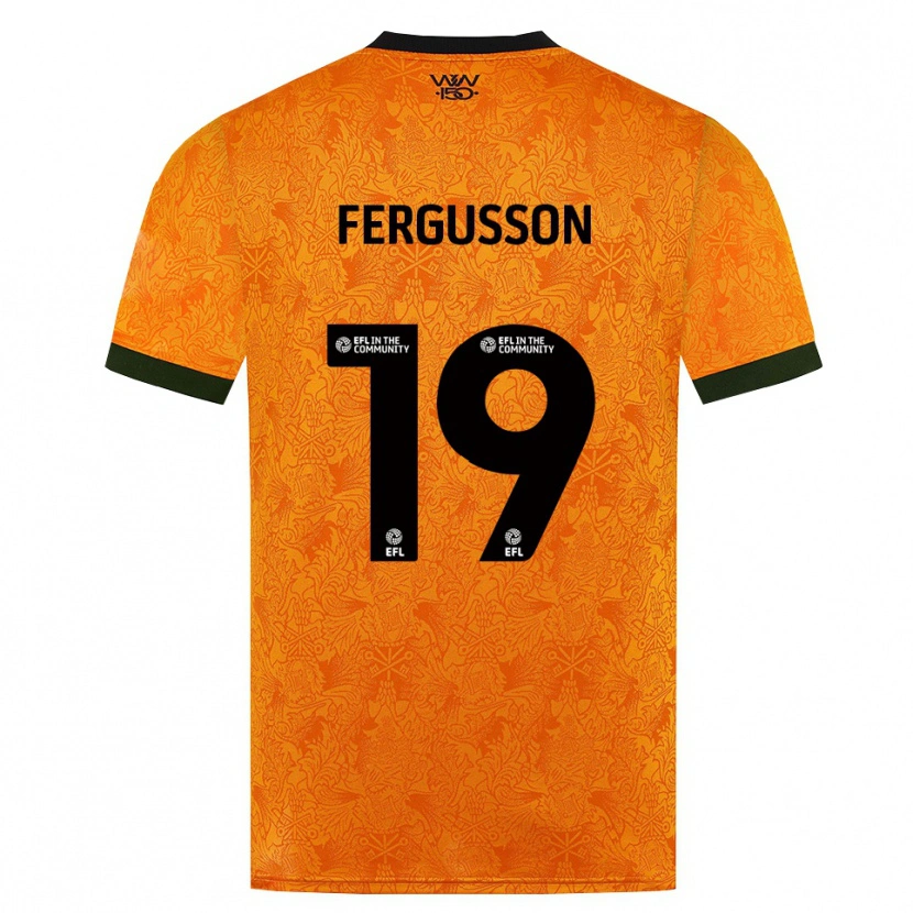 Danxen Dames Liv Fergusson #19 Oranje Zwart Thuisshirt Thuistenue 2026/27 T-Shirt België