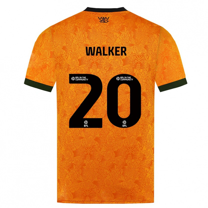 Danxen Dames Lowri Walker #20 Oranje Zwart Thuisshirt Thuistenue 2026/27 T-Shirt België
