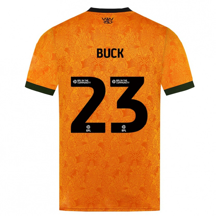 Danxen Dames Alex Buck #23 Oranje Zwart Thuisshirt Thuistenue 2026/27 T-Shirt België