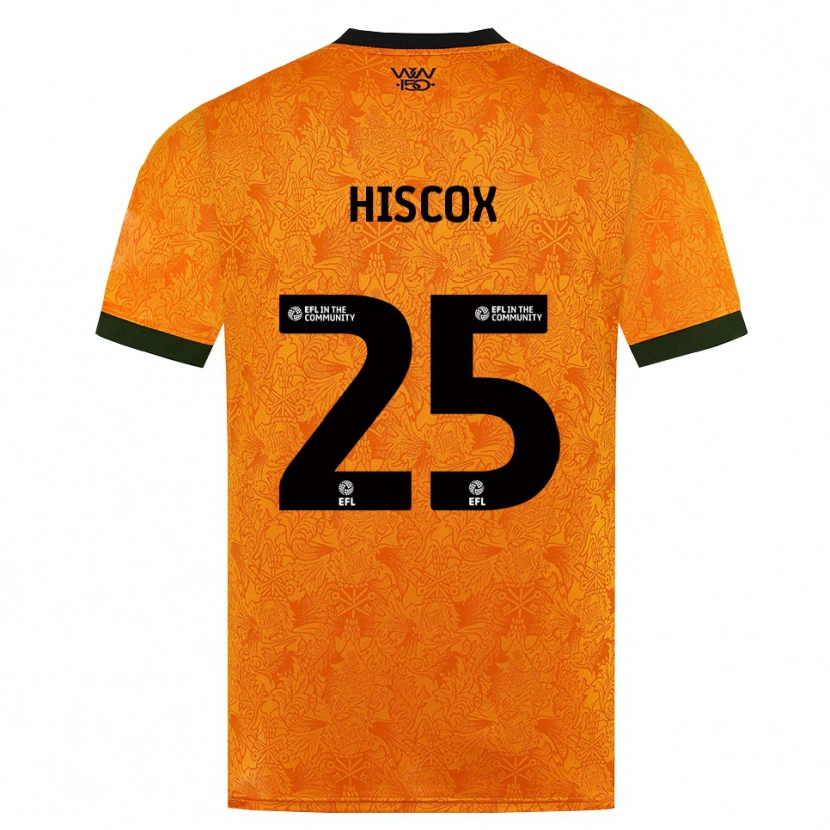 Danxen Dames Amelia Hiscox #25 Oranje Zwart Thuisshirt Thuistenue 2026/27 T-Shirt België