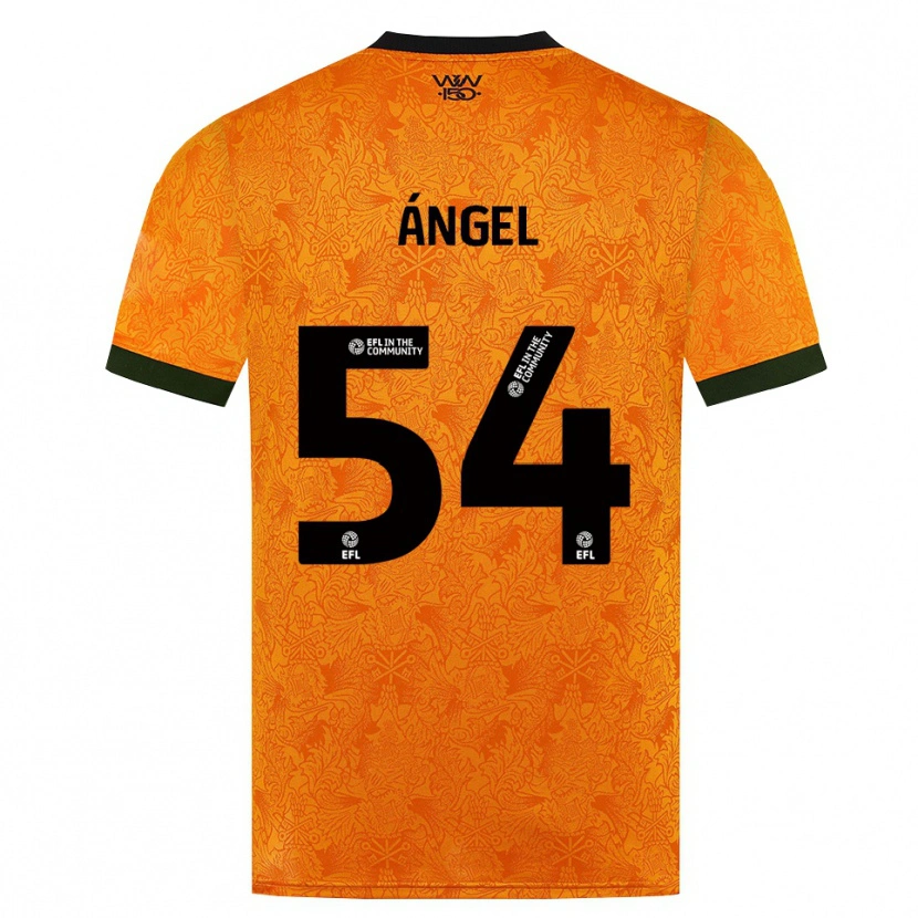 Danxen Dames Dani Ángel #54 Oranje Zwart Thuisshirt Thuistenue 2026/27 T-Shirt België