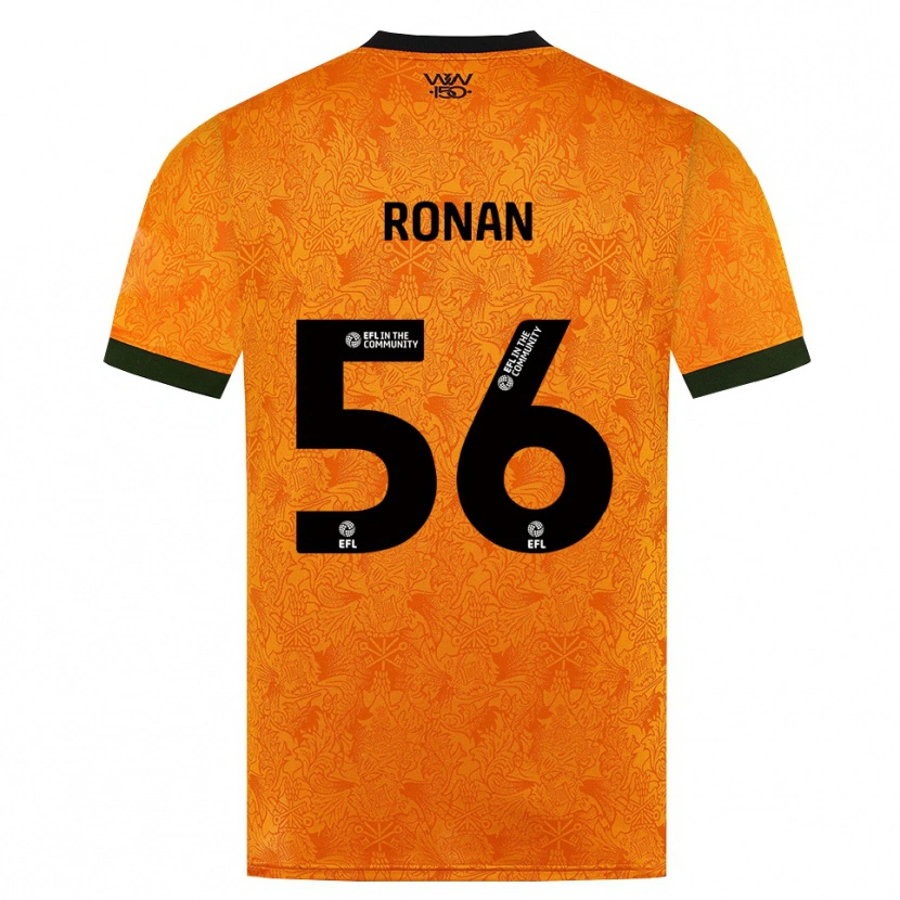 Danxen Dames Connor Ronan #56 Oranje Zwart Thuisshirt Thuistenue 2026/27 T-Shirt België