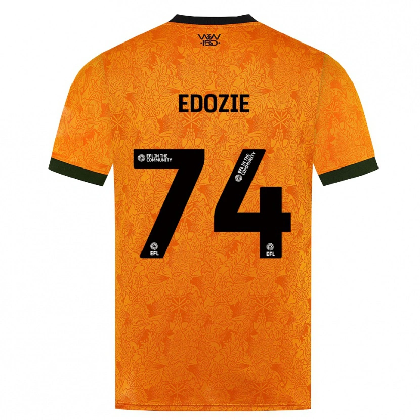 Danxen Dames Tom Edozie #74 Oranje Zwart Thuisshirt Thuistenue 2026/27 T-Shirt België