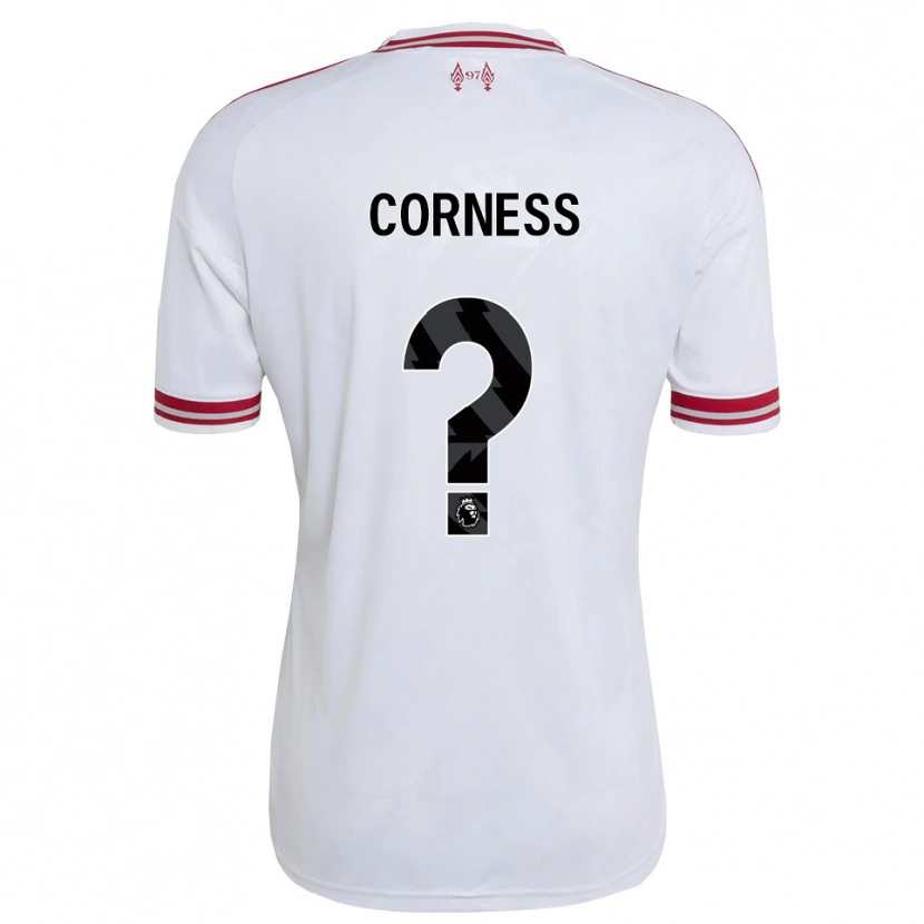 Danxen Dames Dominic Corness #0 Rood Wit Uitshirt Uittenue 2026/27 T-Shirt België