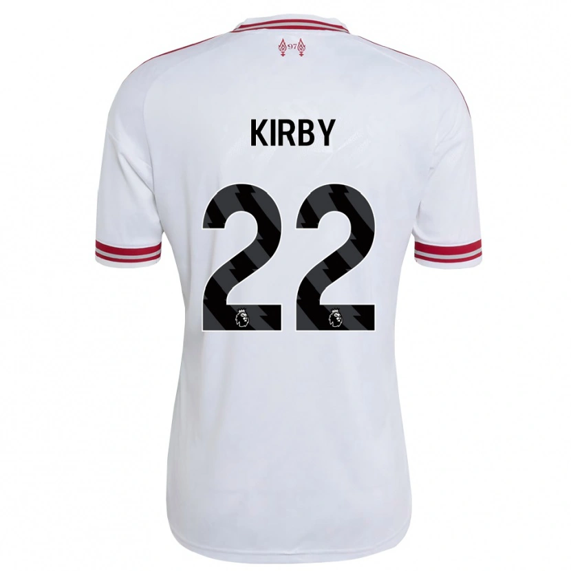 Danxen Dames Faye Kirby #22 Rood Wit Uitshirt Uittenue 2026/27 T-Shirt België