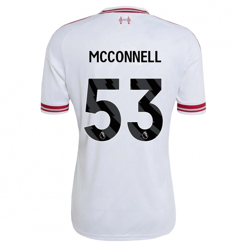 Danxen Dames James Mcconnell #53 Rood Wit Uitshirt Uittenue 2026/27 T-Shirt België