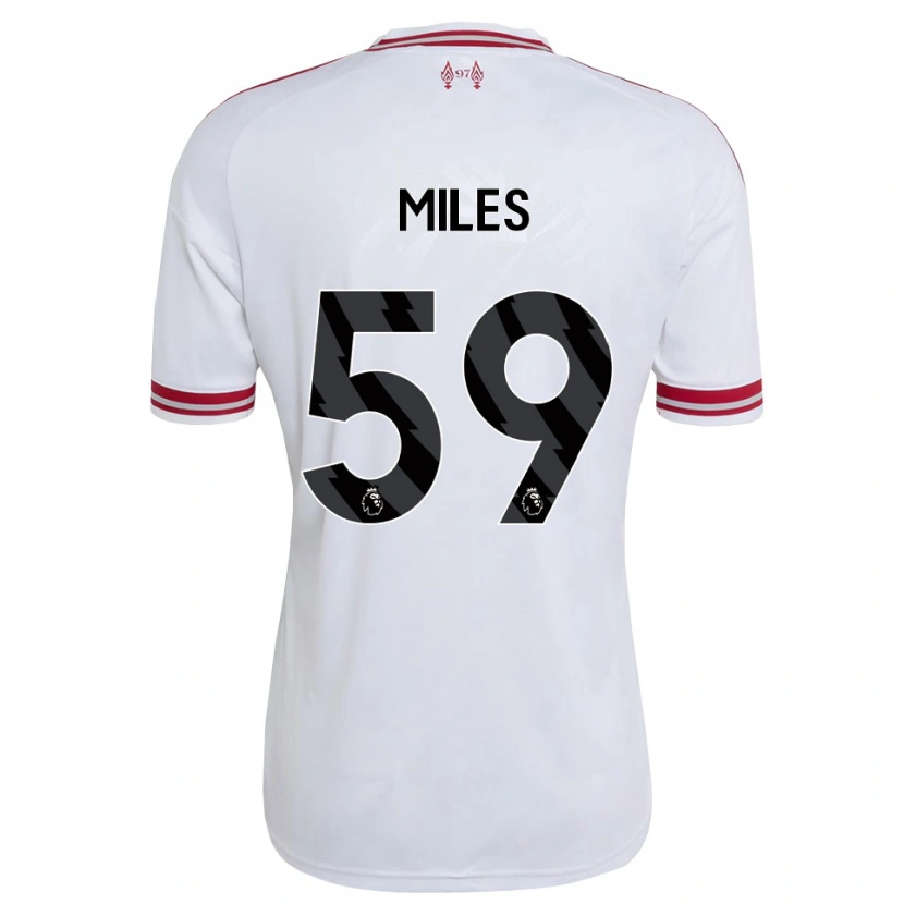 Danxen Dames Terence Miles #59 Rood Wit Uitshirt Uittenue 2026/27 T-Shirt België