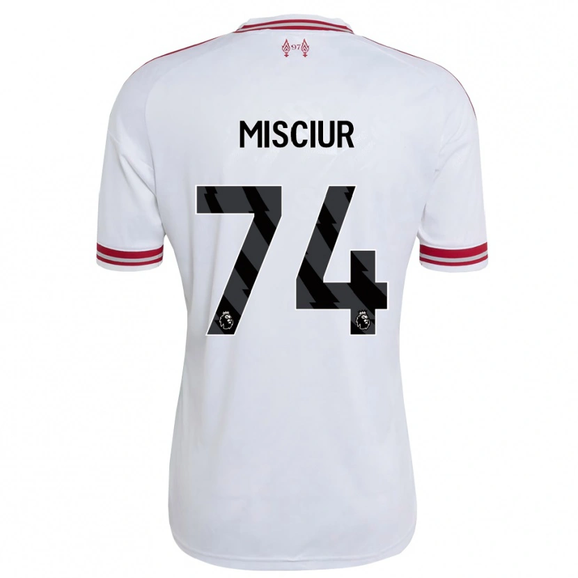Danxen Dames Kornel Misciur #74 Rood Wit Uitshirt Uittenue 2026/27 T-Shirt België