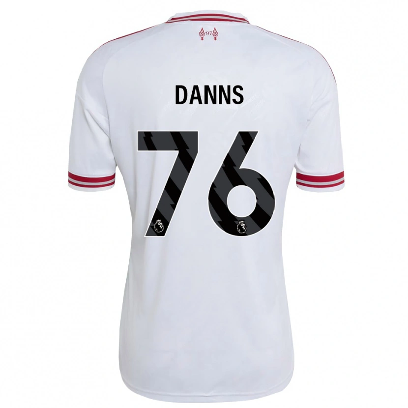 Danxen Dames Jayden Danns #76 Rood Wit Uitshirt Uittenue 2026/27 T-Shirt België