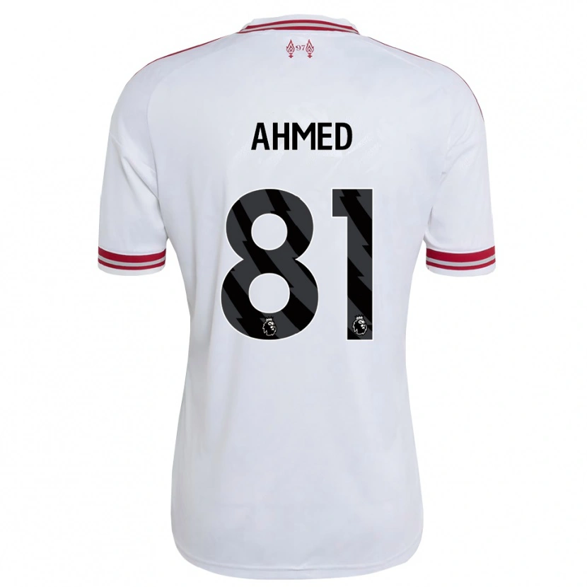 Danxen Dames Karim Ahmed #81 Rood Wit Uitshirt Uittenue 2026/27 T-Shirt België