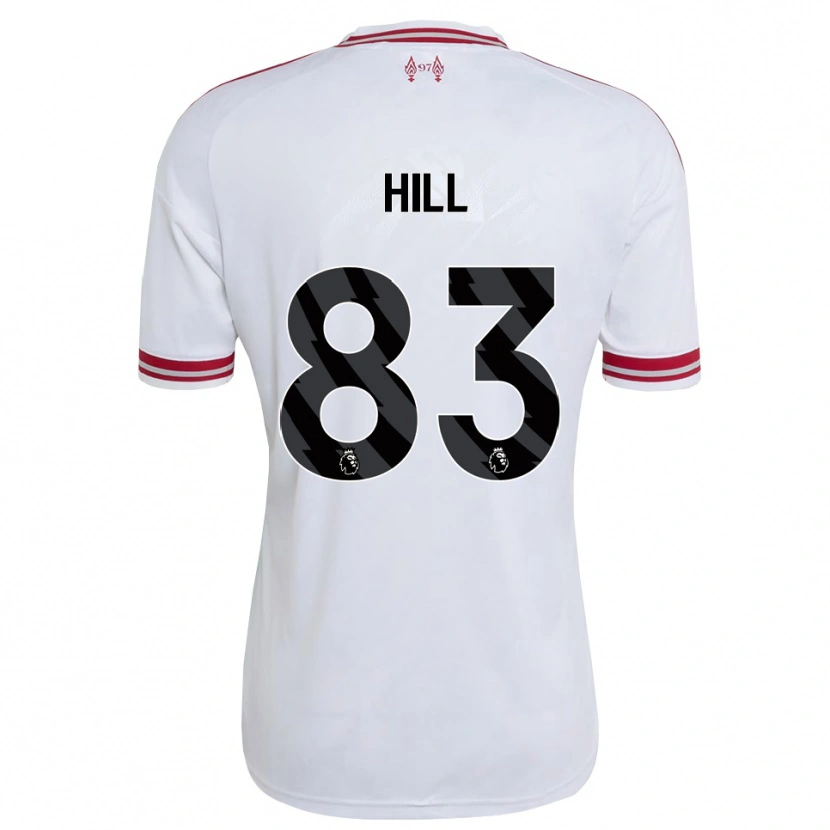 Danxen Dames Thomas Hill #83 Rood Wit Uitshirt Uittenue 2026/27 T-Shirt België