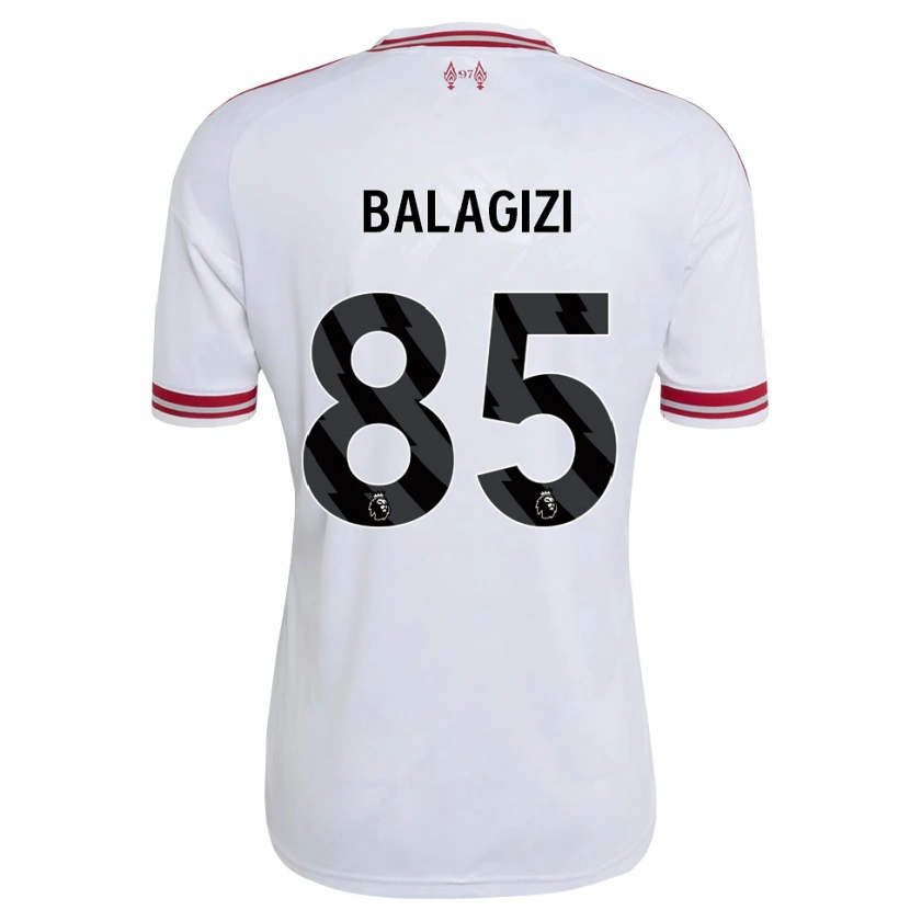 Danxen Dames James Balagizi #85 Rood Wit Uitshirt Uittenue 2026/27 T-Shirt België